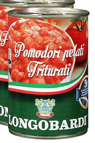 Tomates pelées en morceaux au jus